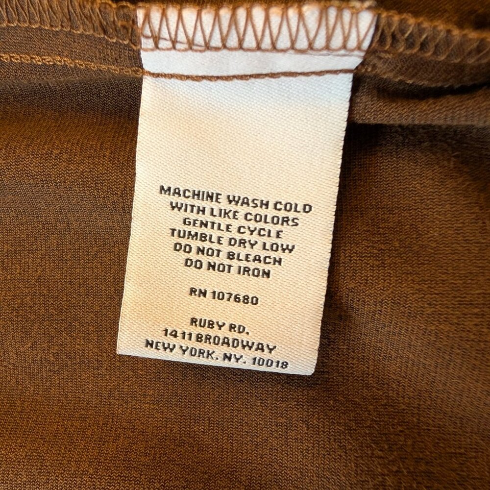 Ruby Rd. copper gold metallic shacket jacket ligh… - image 9